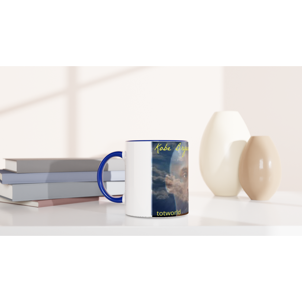 White 11oz Ceramic Mug with Color Inside