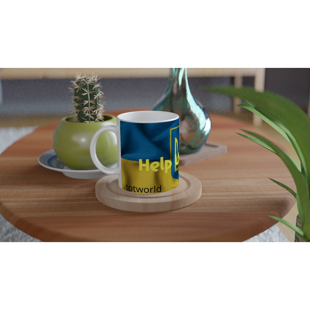 White 11oz Ceramic Mug