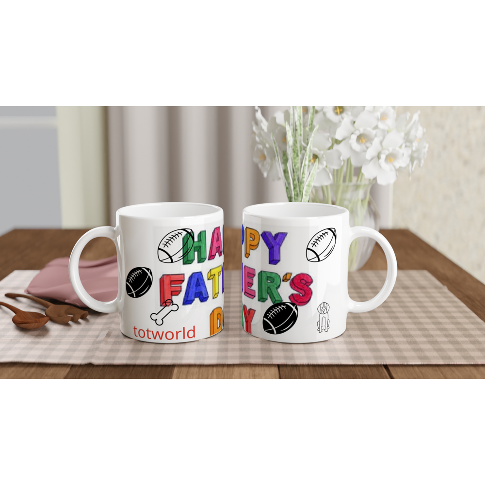 White 11oz Ceramic Mug
