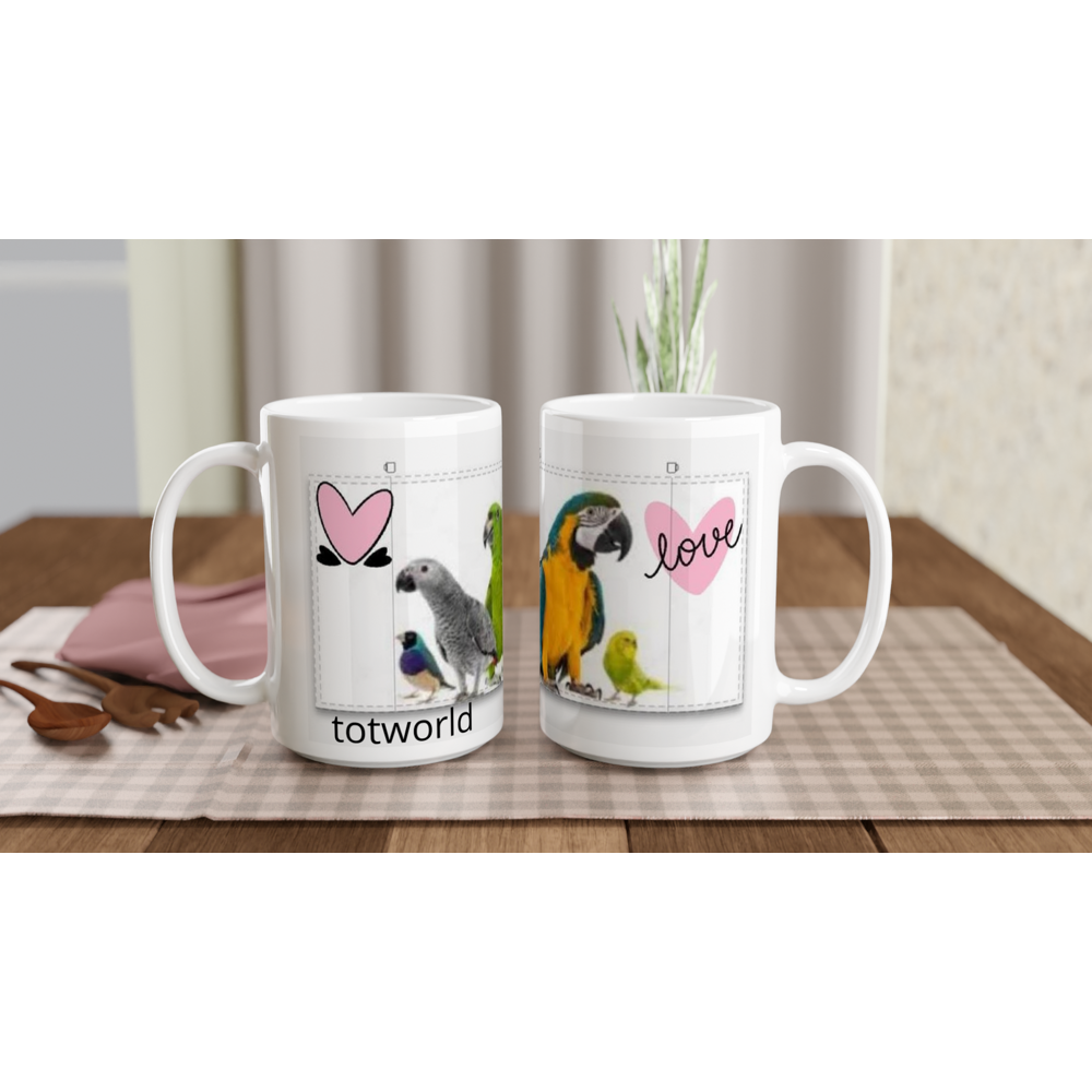 White 15oz Ceramic Mug