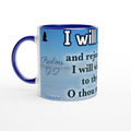 White 11oz Ceramic Mug with Color Inside