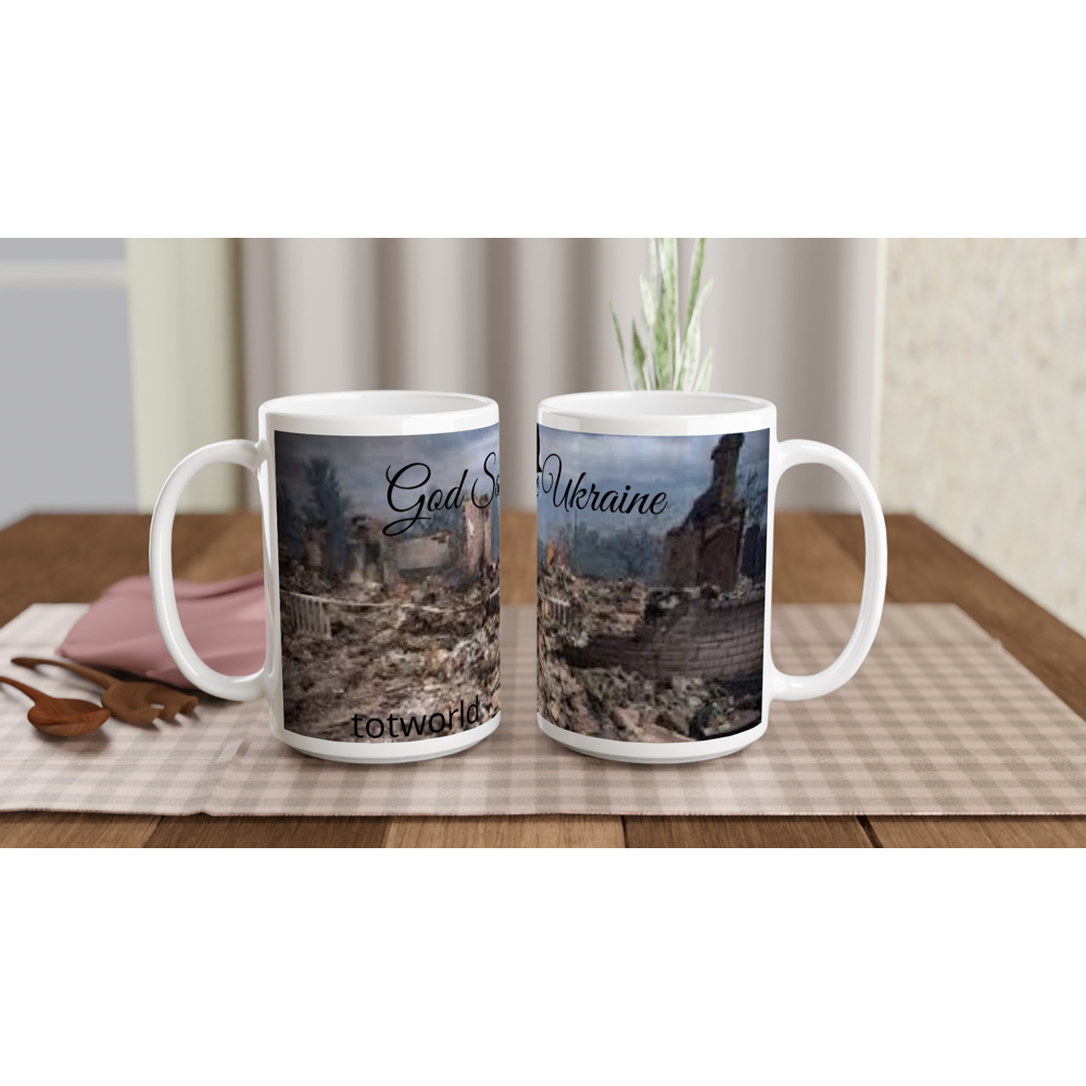 White 15oz Ceramic Mug