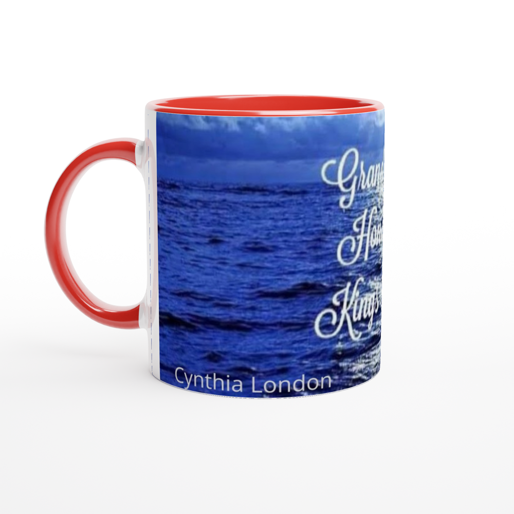 White 11oz Ceramic Mug with Color Inside