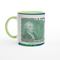 White 11oz Ceramic Mug with Color Inside