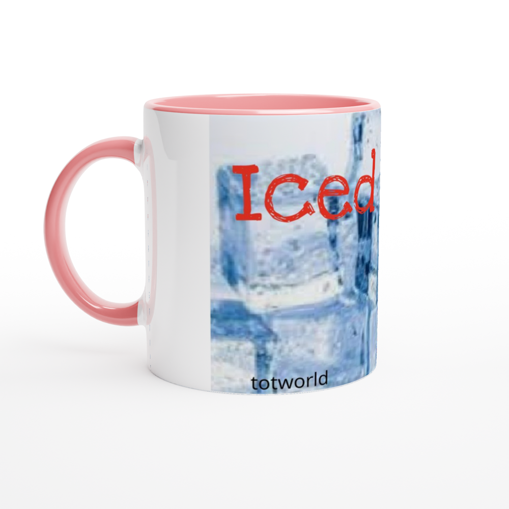 White 11oz Ceramic Mug with Color Inside