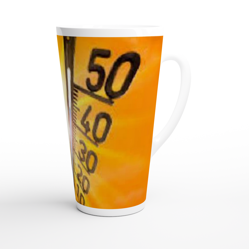 White Latte 17oz Ceramic Mug