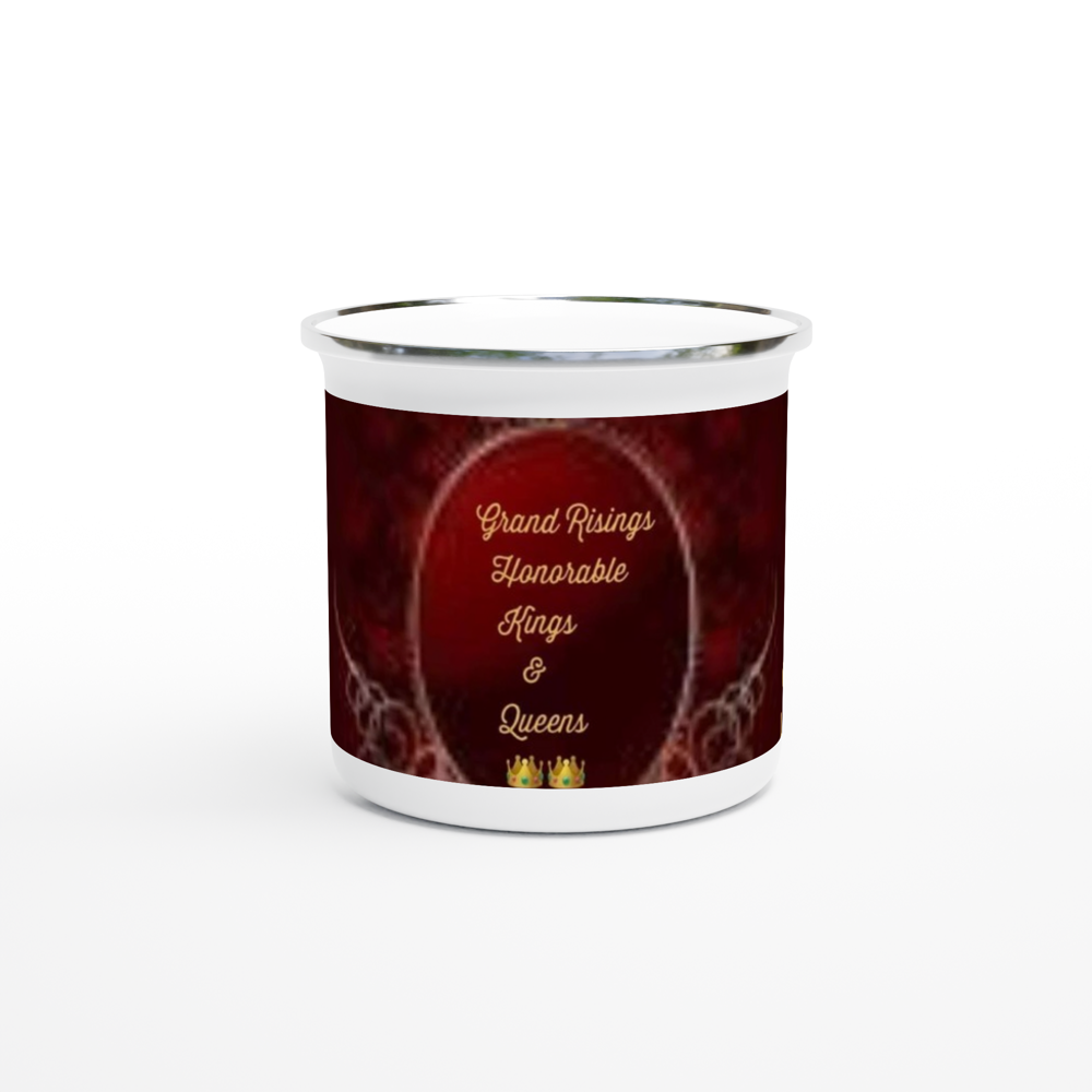 White 12oz Enamel Mug