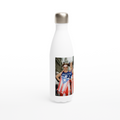 White 17oz Stainless Steel Water Bottle