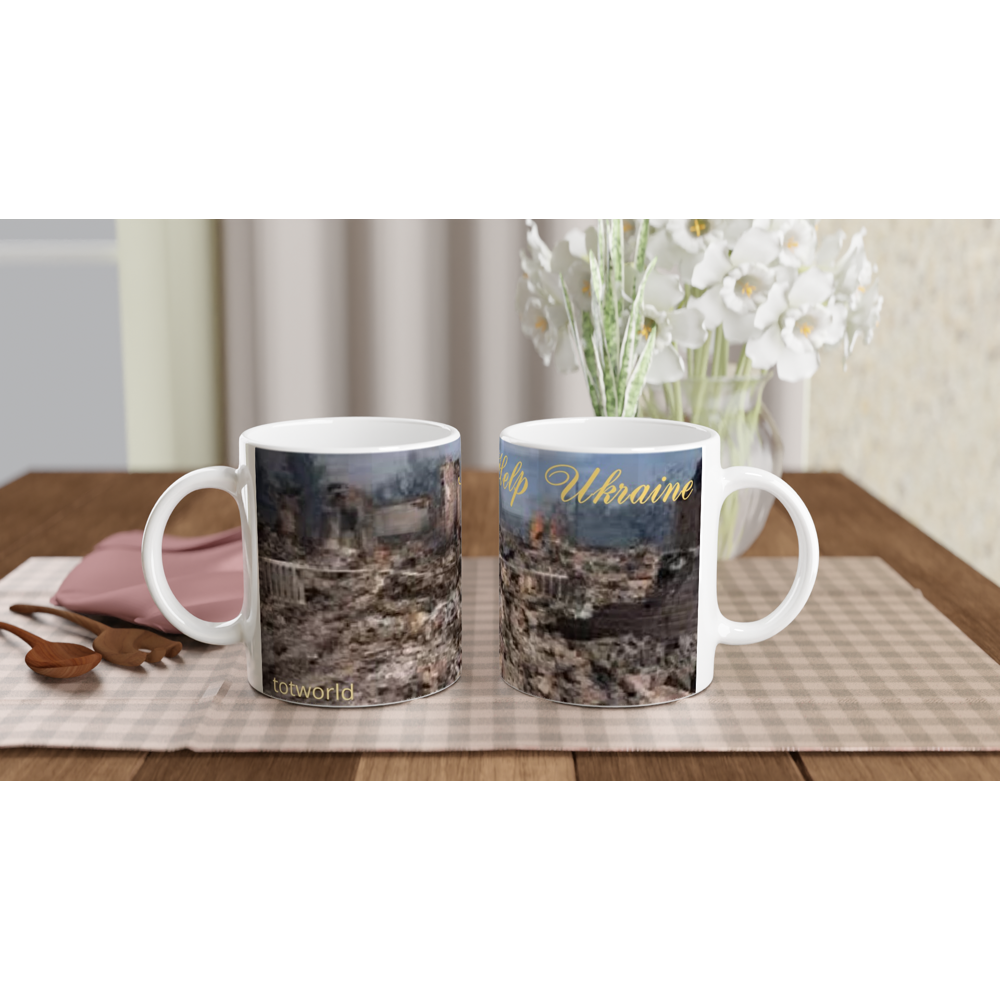 White 11oz Ceramic Mug