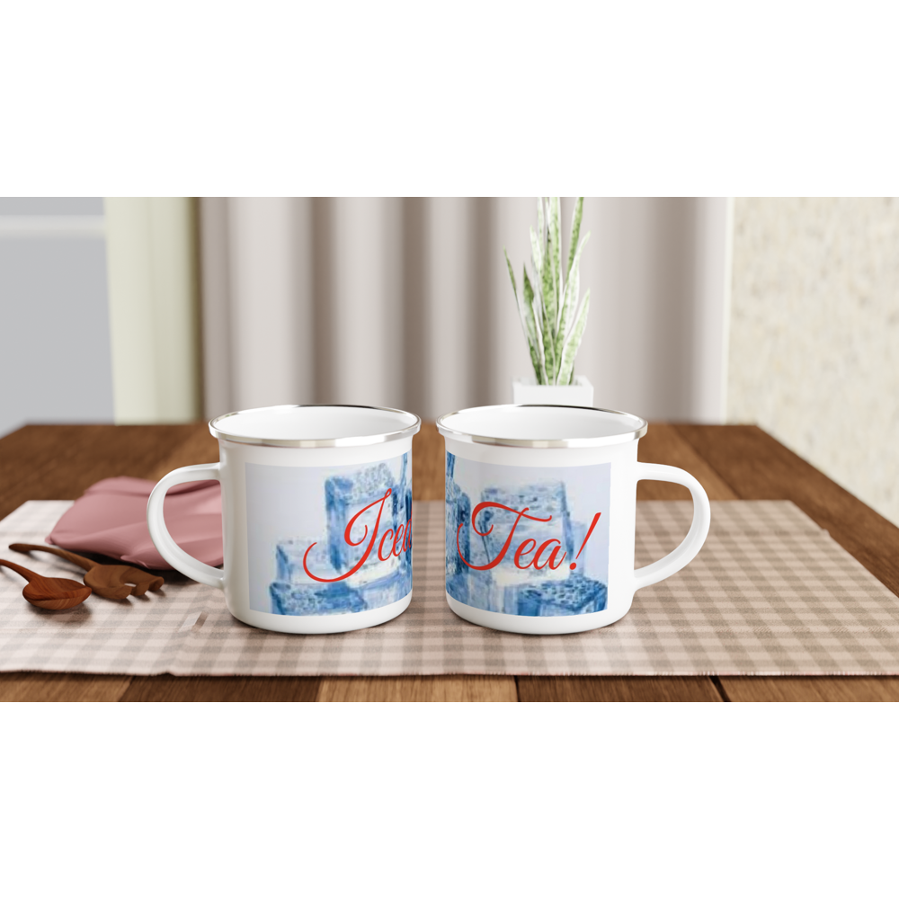 White 12oz Enamel Mug