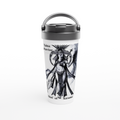 White 15oz Stainless Steel Travel Mug
