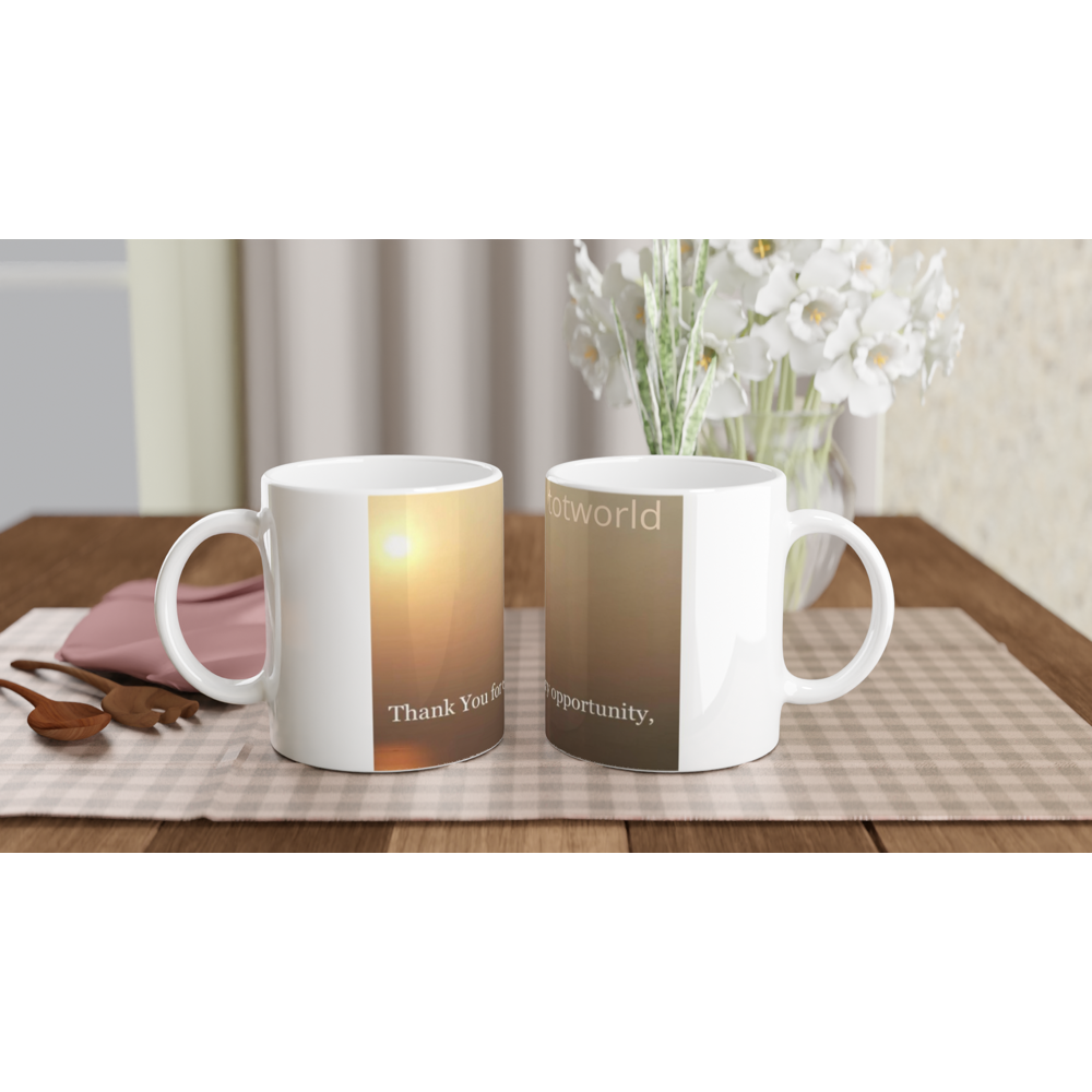 White 11oz Ceramic Mug