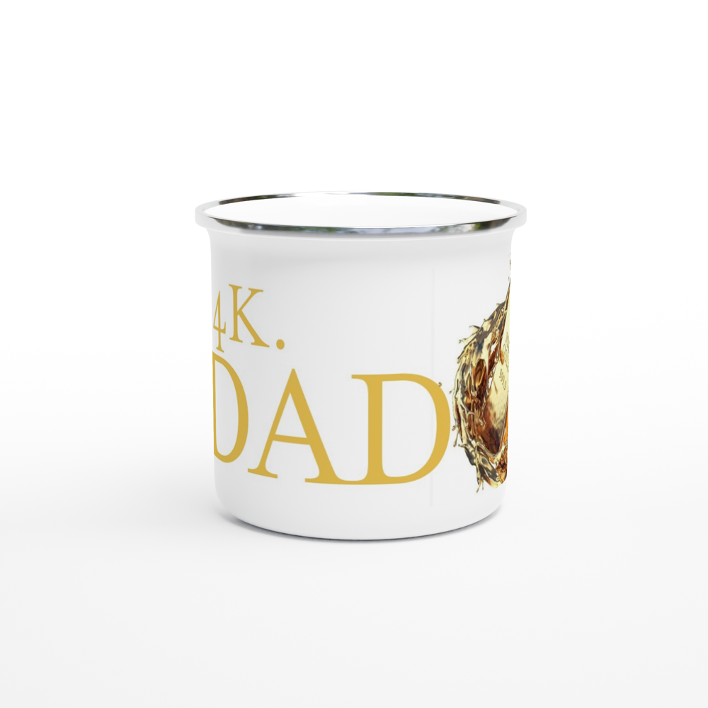 White 12oz Enamel Mug