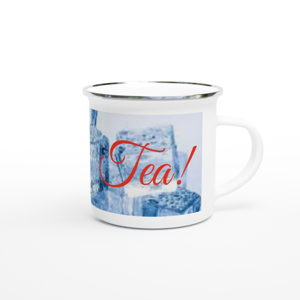 White 12oz Enamel Mug